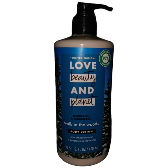 L.E. LoveBeautyAndPlanet Walk In The Woods Body Lotion Scent:MarulaOil&Cedarwood - Picture 1 of 4